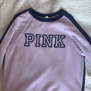 Women’s Lilac and Navy Sweatshirt from PINK
